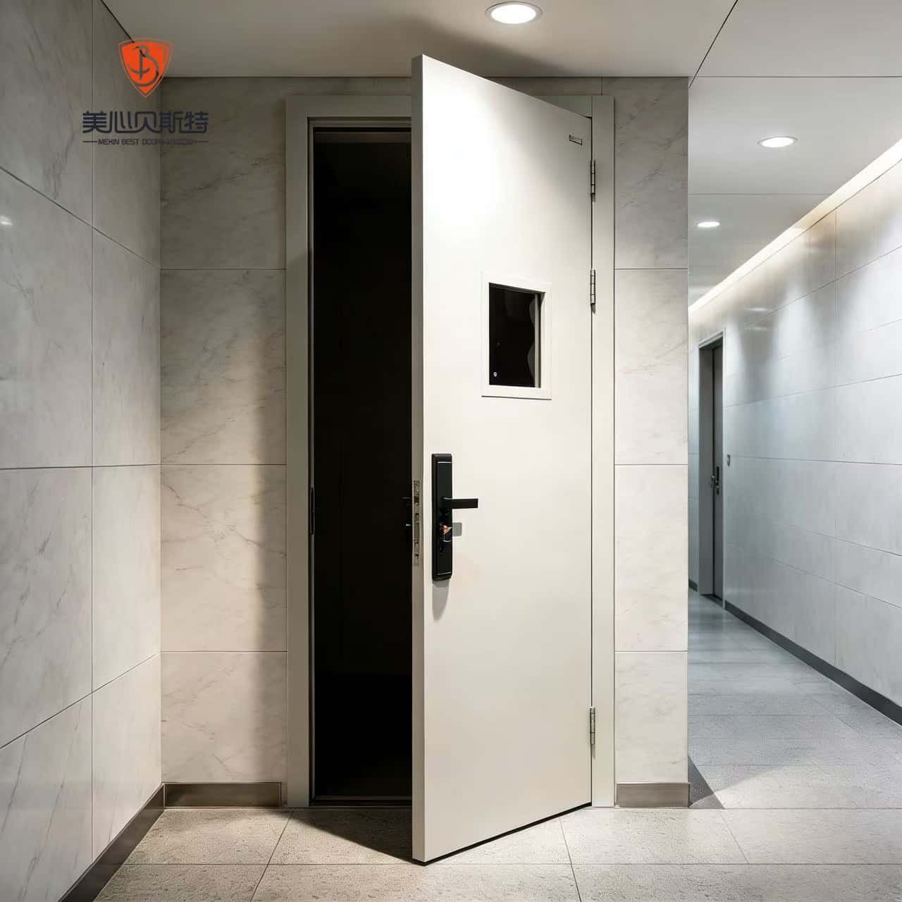 Direct Supply From Shenyang Manufacturer Modern Style Fireproof Steel Door Waterproof New Design Fire Door Wholesale - Image 2