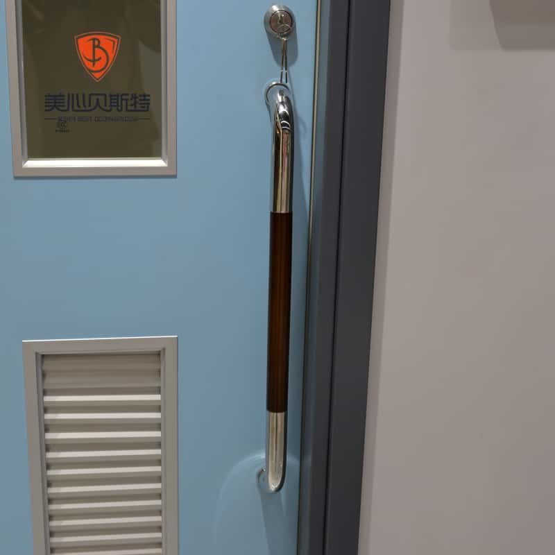 Fire Rated Modern Steel Frame Ecological Interior Door Fireproof Sound Insulation Eco Door for Bedroom Office Hospital - Image 2