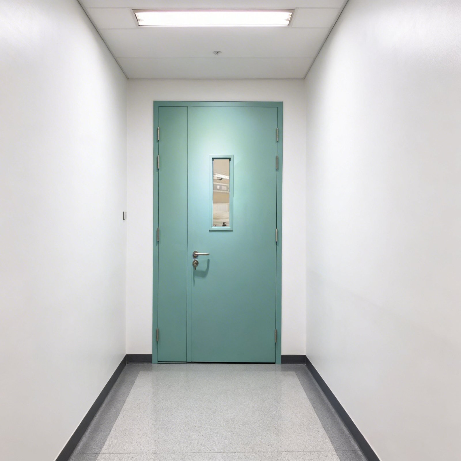 Fireproof Steel Door Safety Steel Fire Rated Door Anti Fire for Residential Apartment Commercial Area Hospital - Image 2