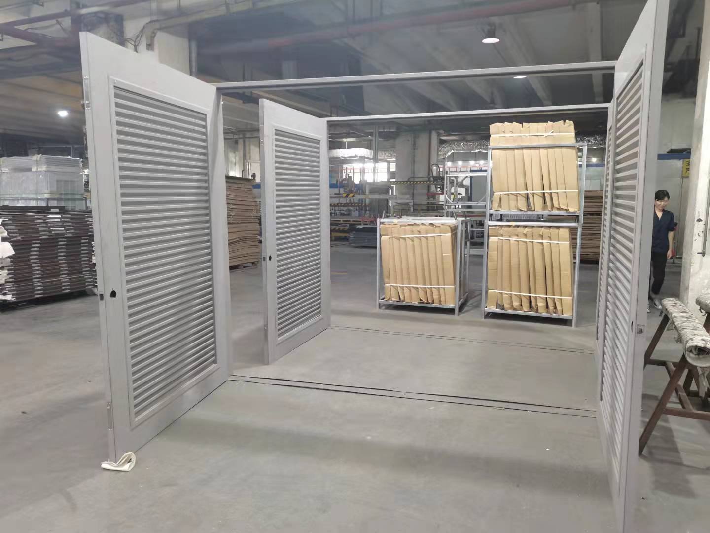 Oversize Steel Fire Rated Door with Louver - Image 2