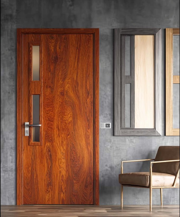 Steel-wood Fire House Modern Indoor Porte Coulissante Household Cheap Door - Image 2