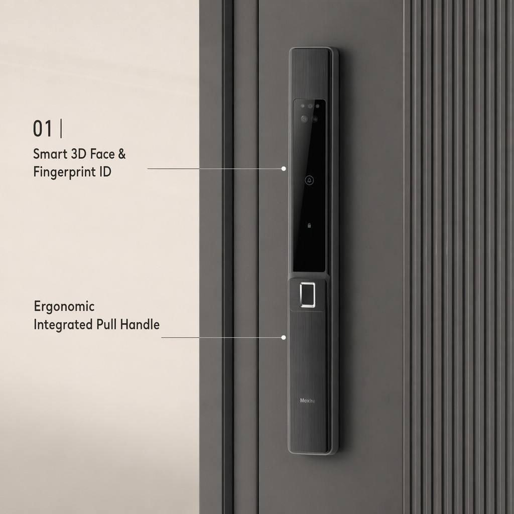 Heavy Duty 180 Min Fireproof Steel Entry Door CE Certified Finished Outdoor Security Door Set with Integrated Pull Handle - Image 2