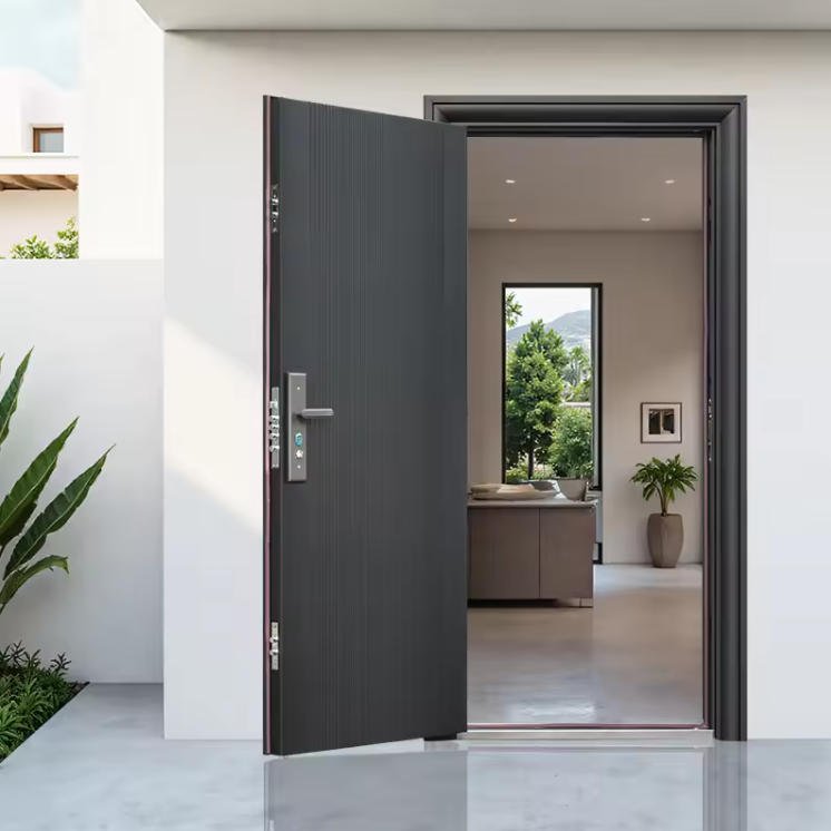 Factory Supply Steel Fire Rated Security Door Anti-Theft Entrance Door 30-180 Minutes UL Standard for Commercial Building UL - Image 2