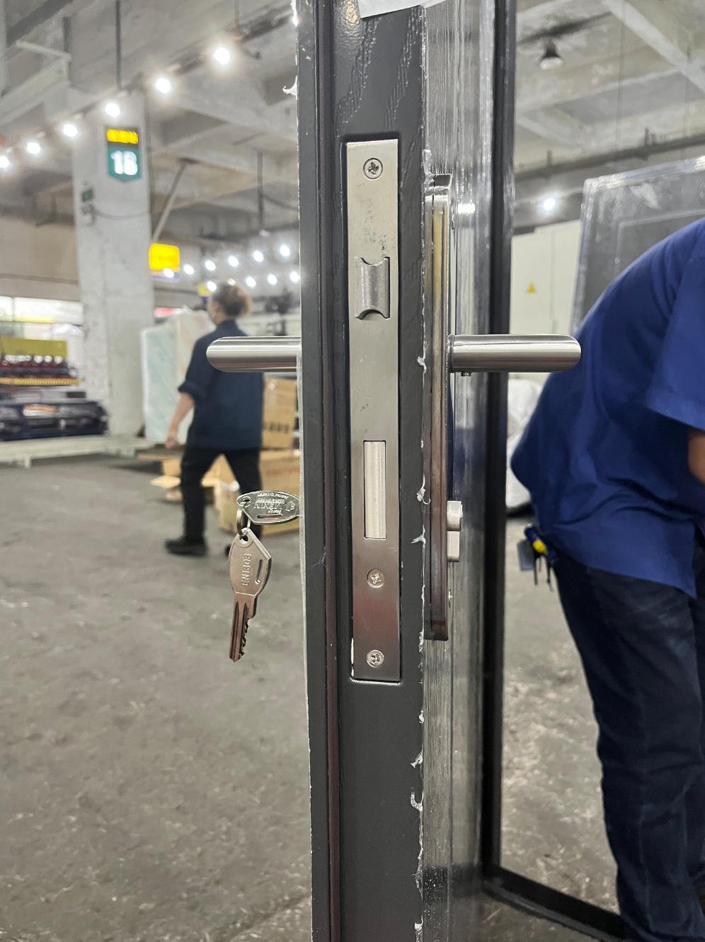 Popular Exterior Main Gate and Front Entry Security Steel Door with Iron Design - Image 2