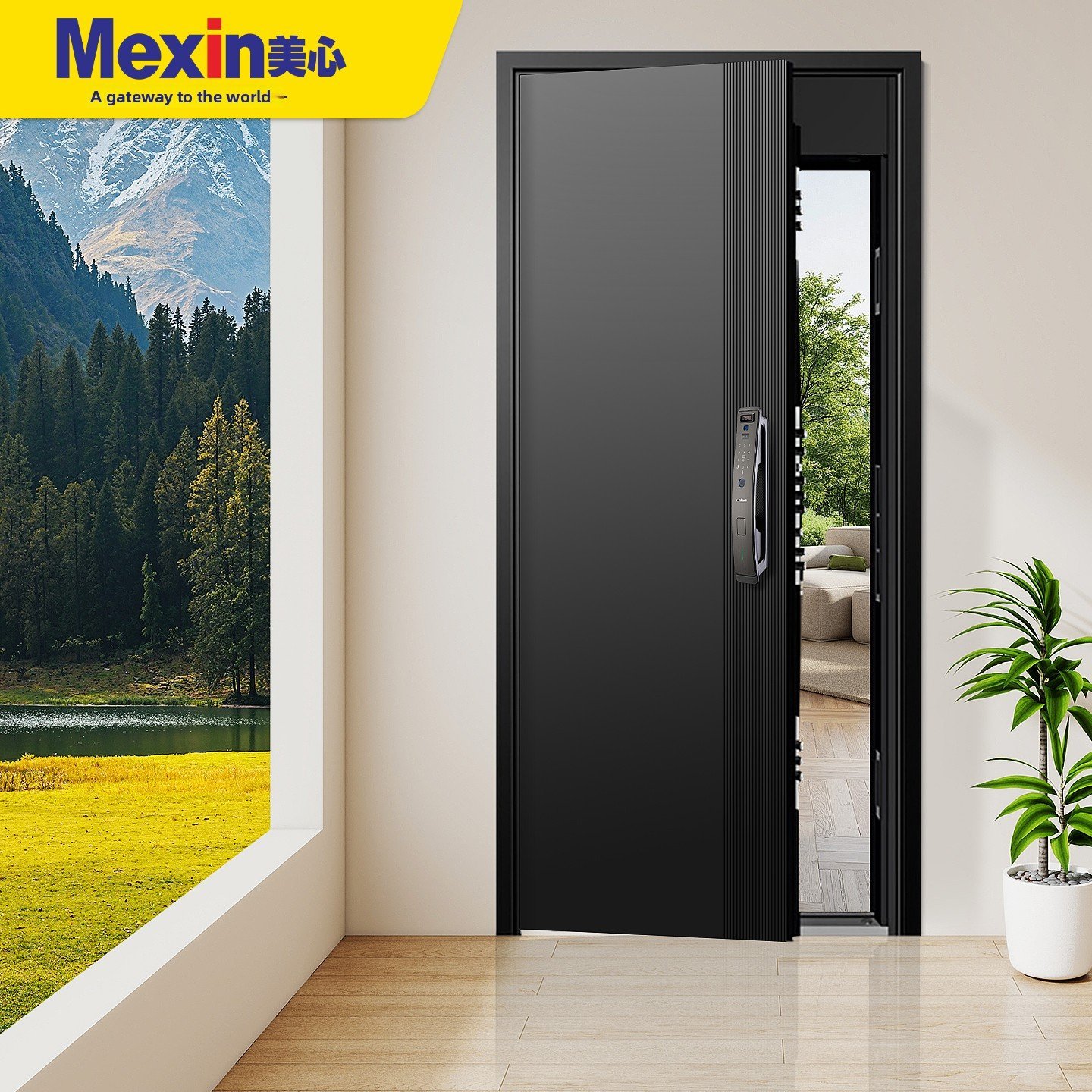 Official Modern Steel Anti-Theft Security Door Level a Entrance Door Finished Surface Villa Main Gate 01 - Image 2