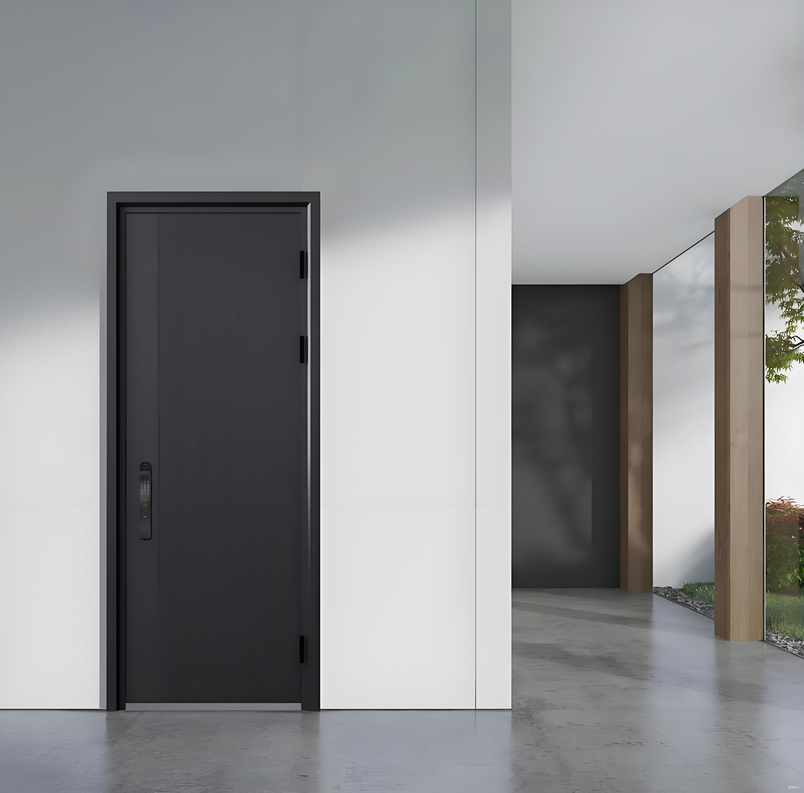 Savani High-End Custom Villa Entrance Door | Modern Smart Anti-Theft Home Security Door 9203 - Image 2