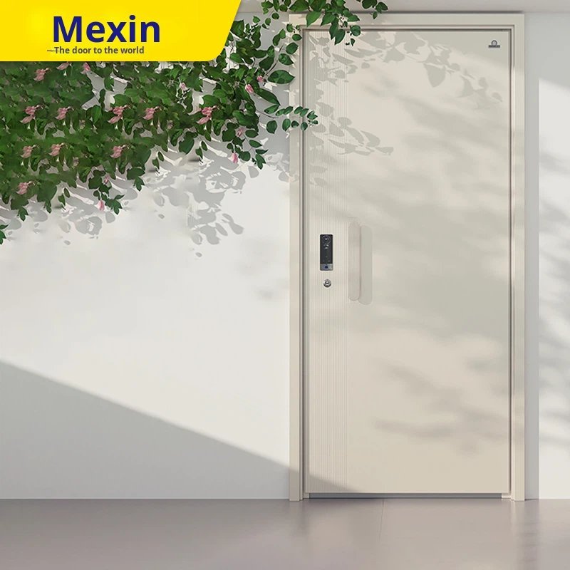 Modern Anti-Theft Security Door Smart Home Entrance Door Interior Cream-Style Entry Custom Villa Main Gate 6230 - Image 2