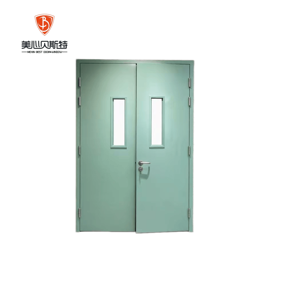 Apartment Steel Fireproof Fire Rated Emergency Escape Door Fire Steel Door - Image 2