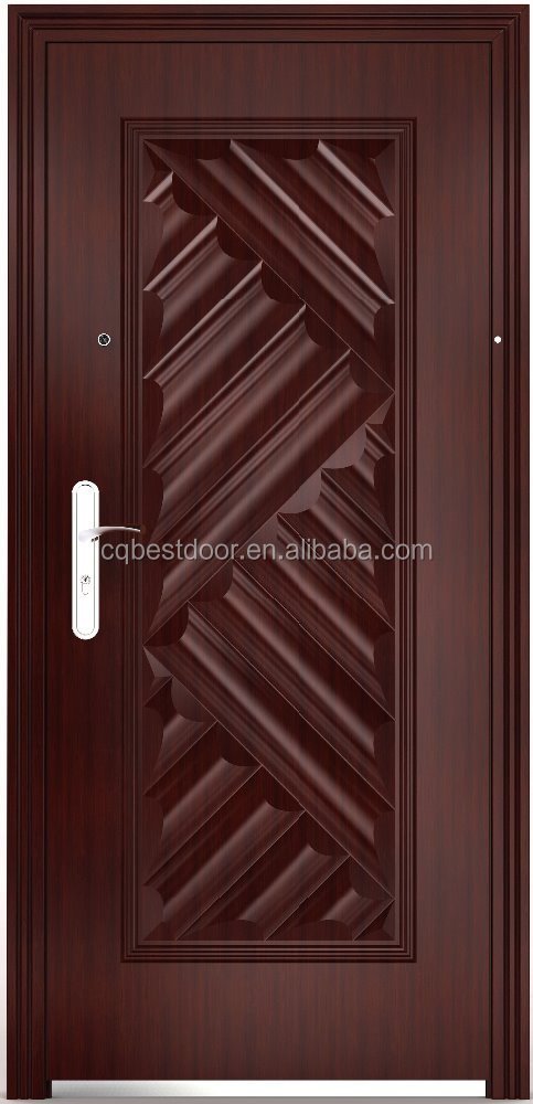 CE Certified Steel Front Entry Door Modern Security for Homes & Businesses - Image 2