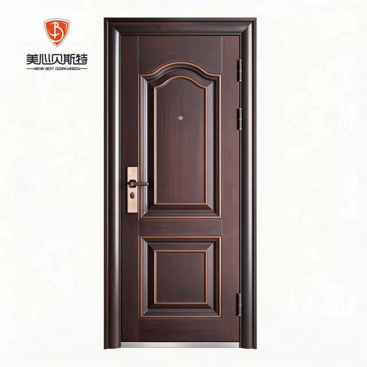 High Quality Steel Fireproof Anti-Theft Door with UL Certificate Finished Side Opening With Use Villa and Apartment - Image 2
