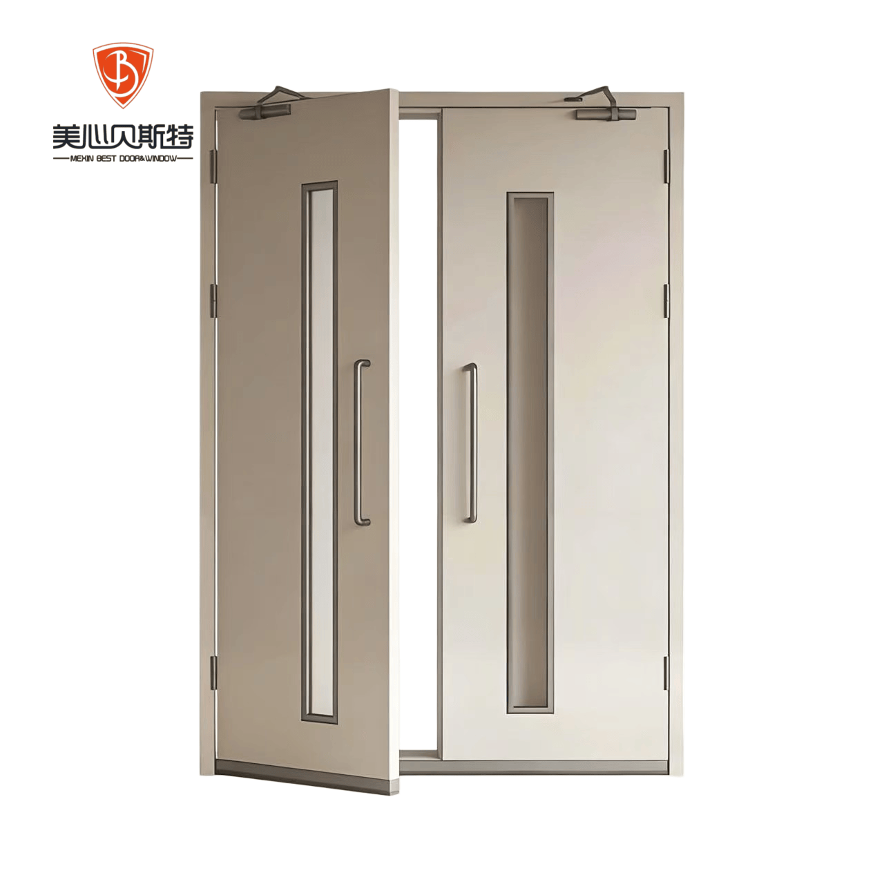 2026 New Designs Fire Door Factory Direct Steel Class a B Fire Safety Door Custom Security Door Steel Theft Proof - Image 2