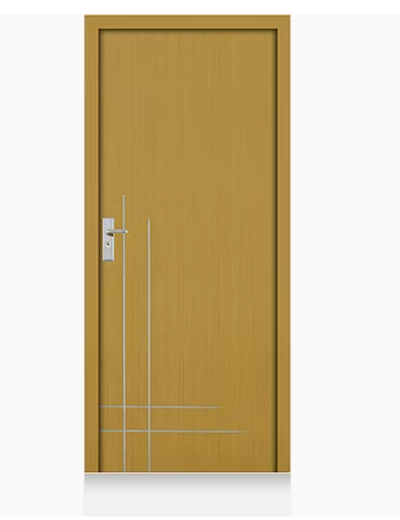 Wooden Door Leaf & Steel Frame Composite Fire-Rated Door (Fire Class: 30min/60min) - Image 2