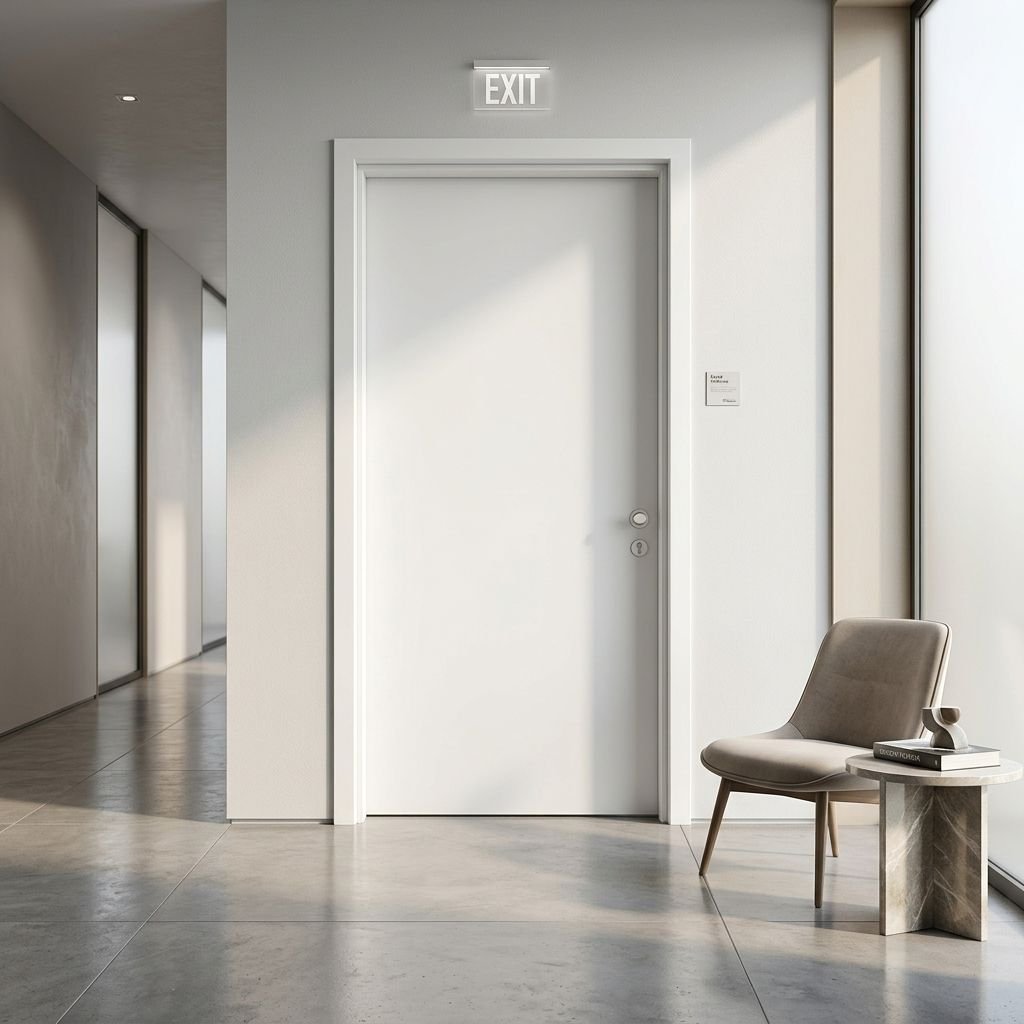 WH Certified 20-180 Min Fire Rated Door Frame Modern Minimalist Steel Door Frame Set for Hospital Commercial Project - Image 2