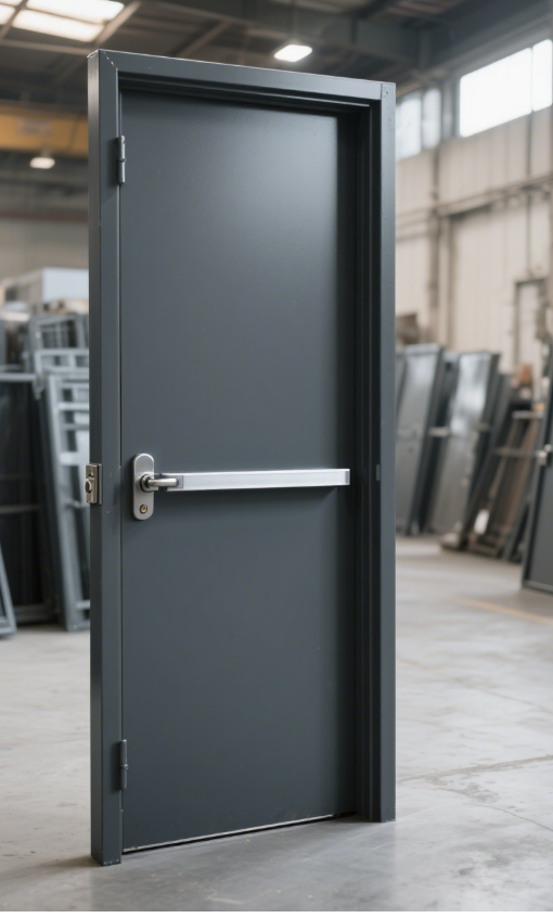 Fire Proof Commercial Metal Steel Door for Hospital School Warehouse Mall US /WHI Standard - Image 2