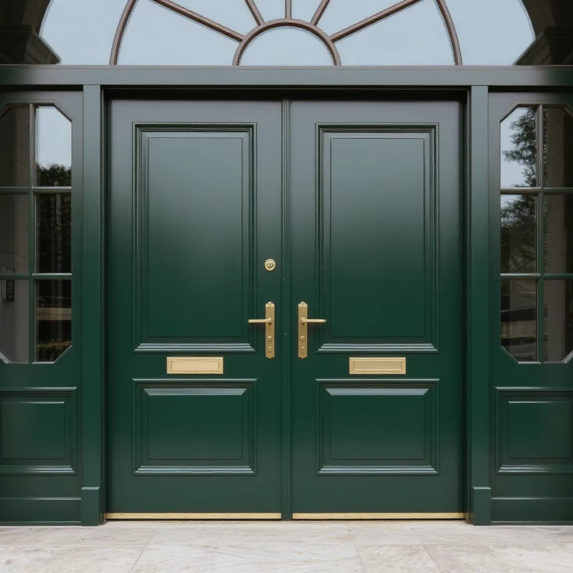 Customized European Style Secure Home Arched Single and Double Main Entrance Front Door Forged Iron Door - Image 2