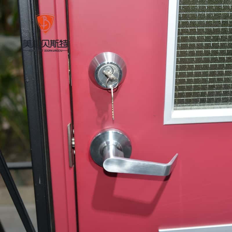 Steel Fire Rated Hollow Metal Flush Door with for Hardware Modern Design Finished Surface for Interior/Exterior Use - Image 2