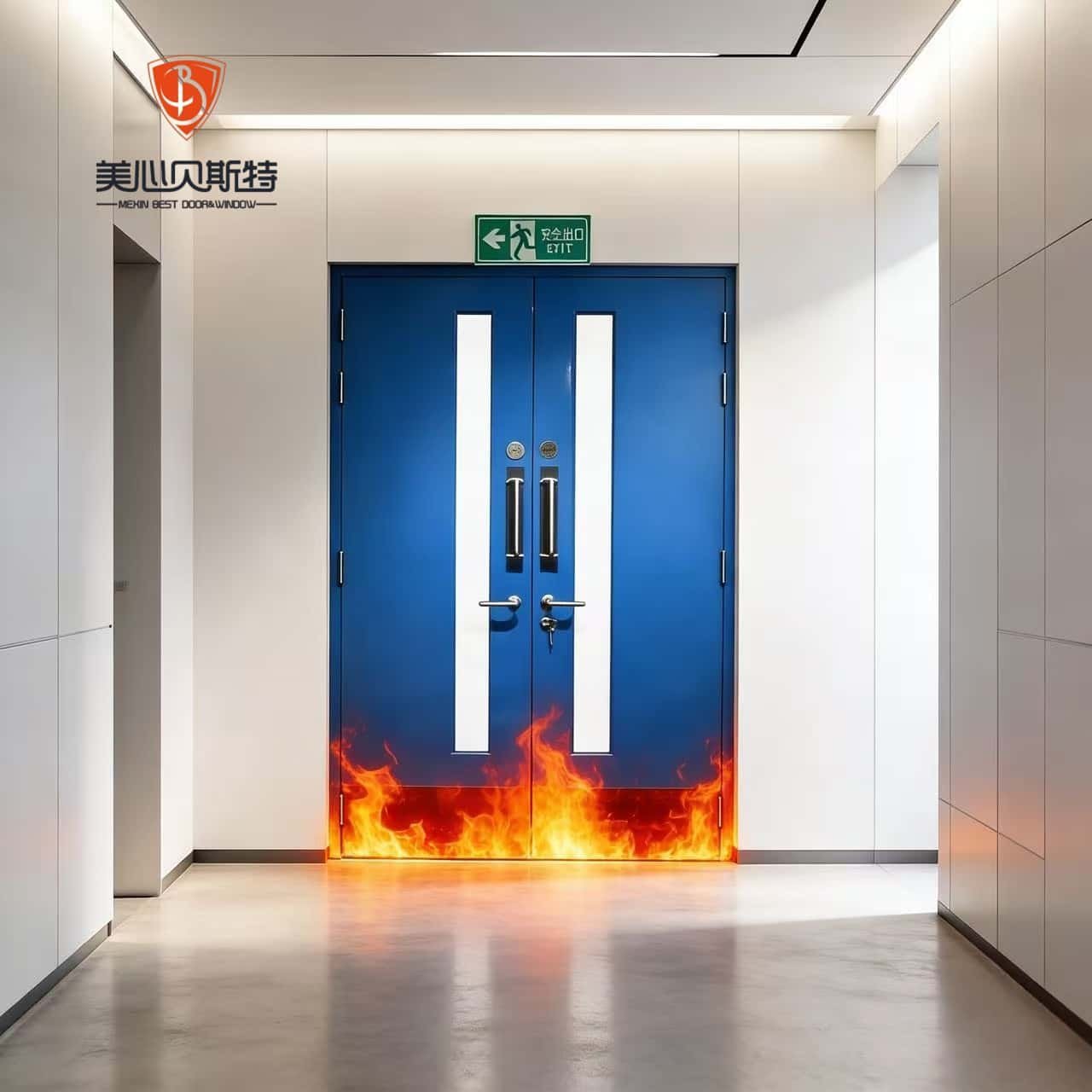 Popular Fire Proof Interior Hospital Cleanroom Doors for Patient Room Surgical Room and Clinic Medical - Image 2