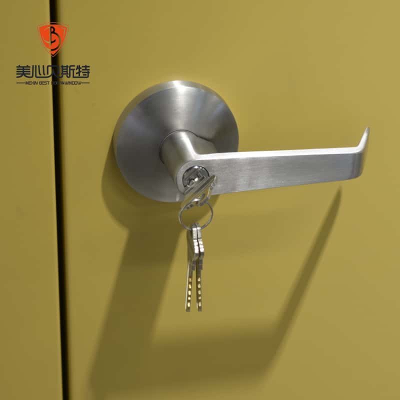 Fireproof Steel Sliding Door Interior Finished Modern Design Manual Commercial Use Supermarket Workshop Apartment - Image 3