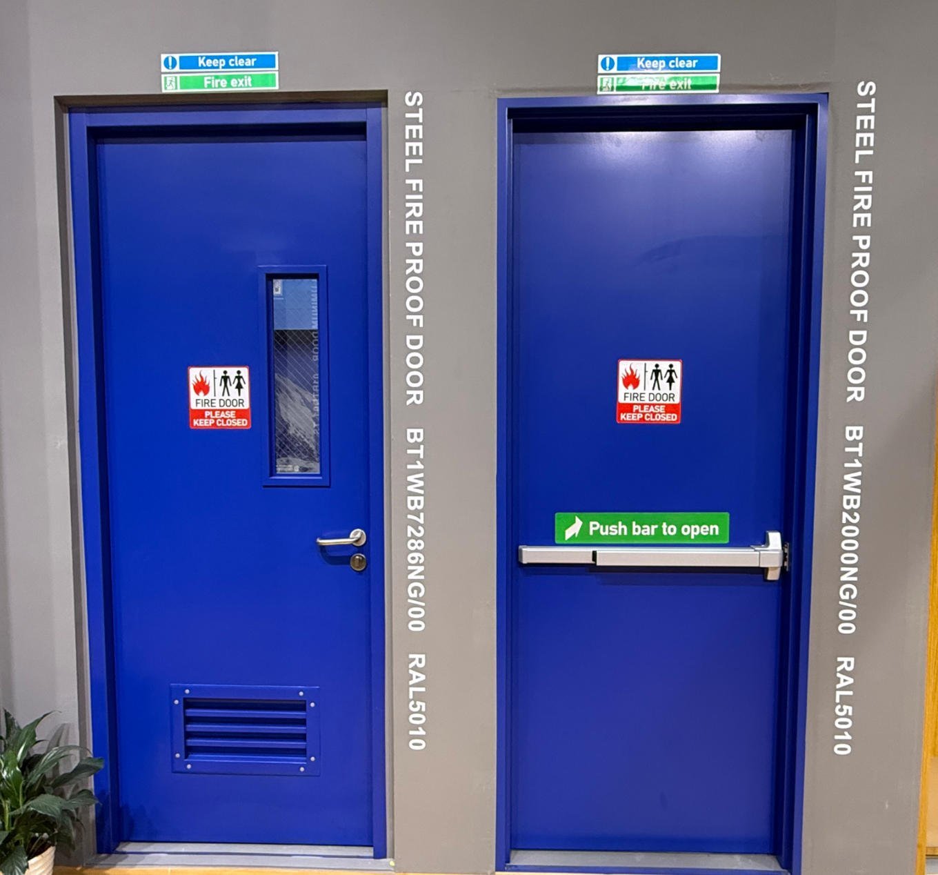 Commercial Modern Fireproof Rolling Shutters Fire Curtain Rated Roll Steel Shutter Door Workshop Exterior School - Image 3