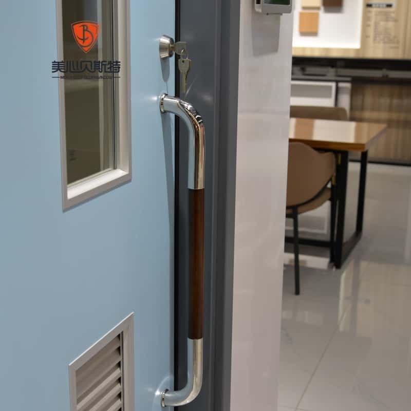 Customized Modern Design Steel Fire-Prevention Safety Doors for Hospital Shopping Mall Escape Routes Finished - Image 3