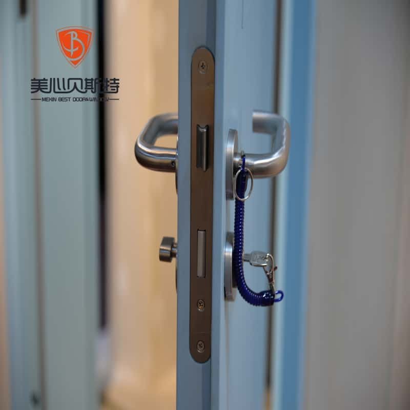 Modern Fireproof Steel Door with Finished Side Opening for Exterior Use in Supermarkets Hospitals for Commercial - Image 3
