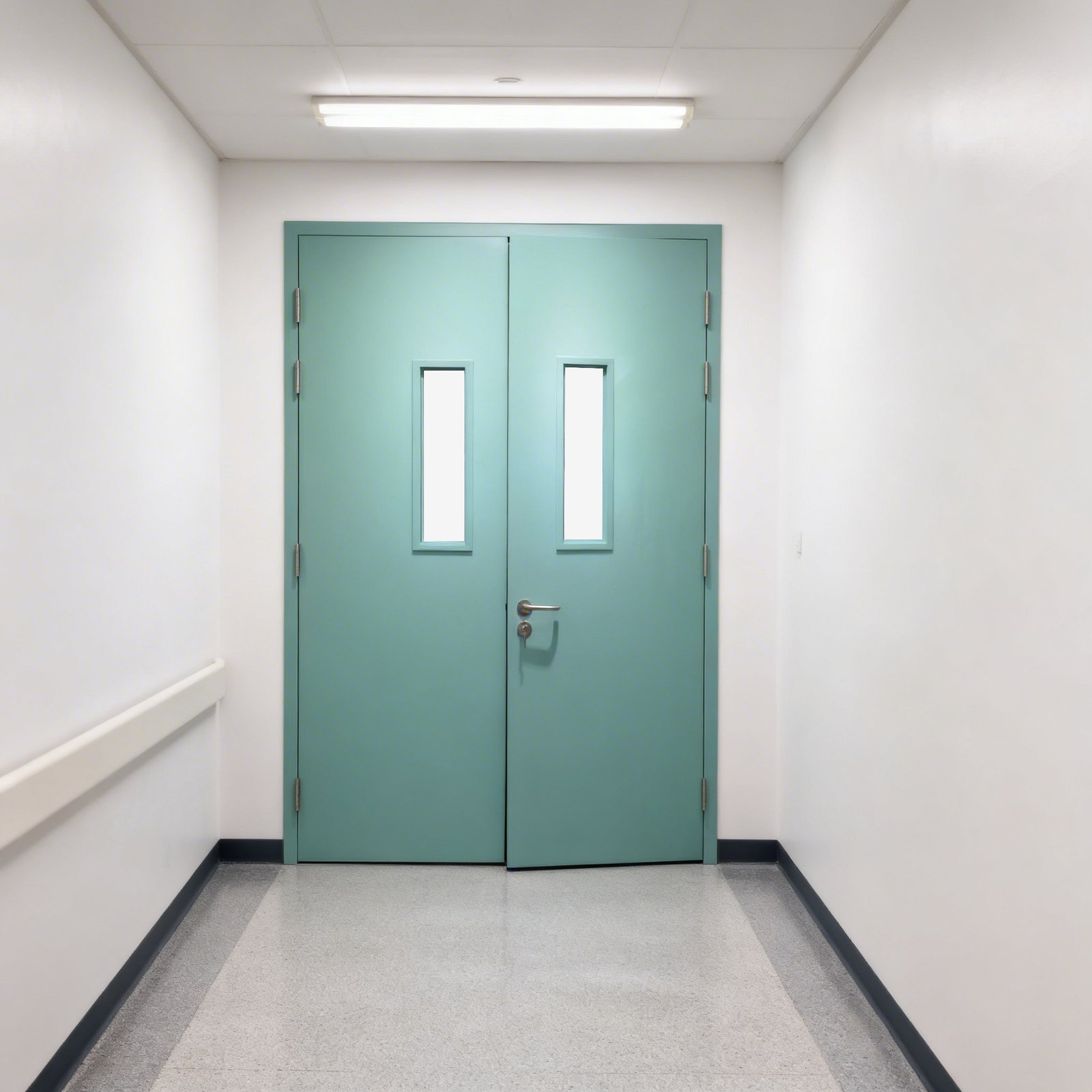 20-180 Minutes Fire Resistant Steel Hollow Metal Door for WHI Certified Modern for Commercial Hospital Office School Supermarket - Image 3