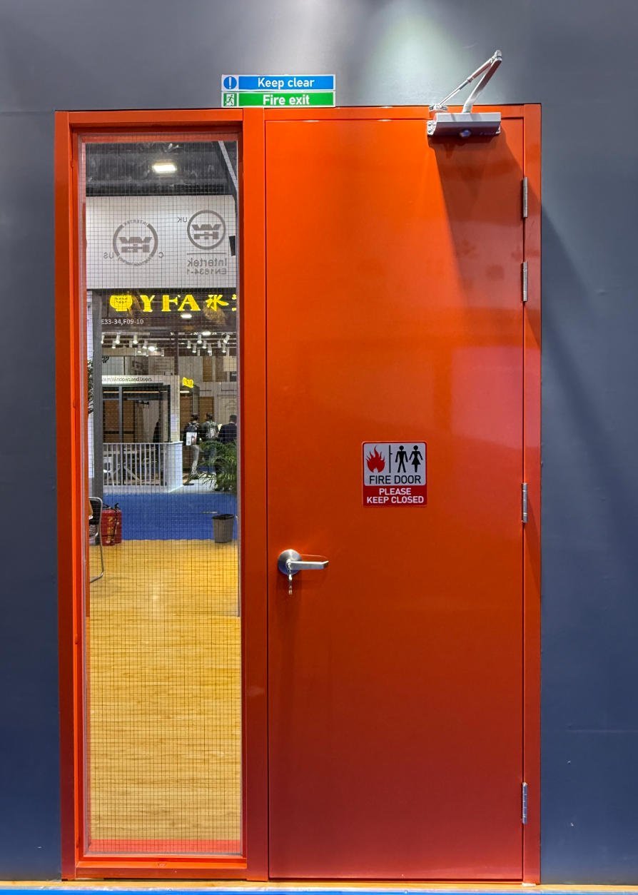 Steel Fire Door (20-180 Minutes), UL Certified Fire-Rated Door for Commercial - Image 3
