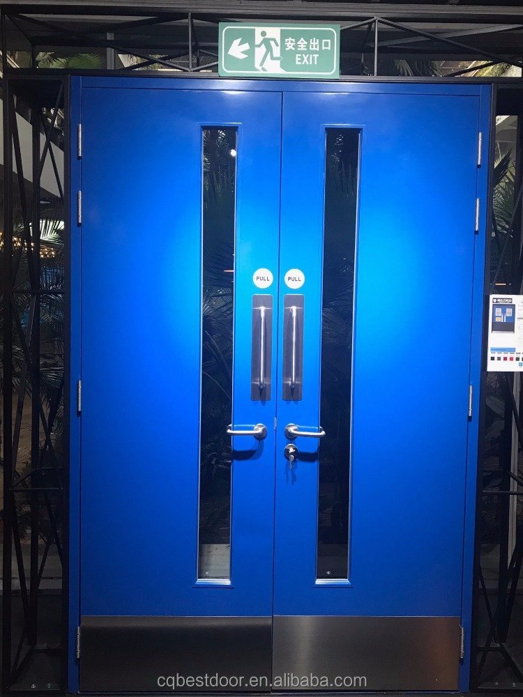 Double Fire Door with Glass Vision Panel - Image 3