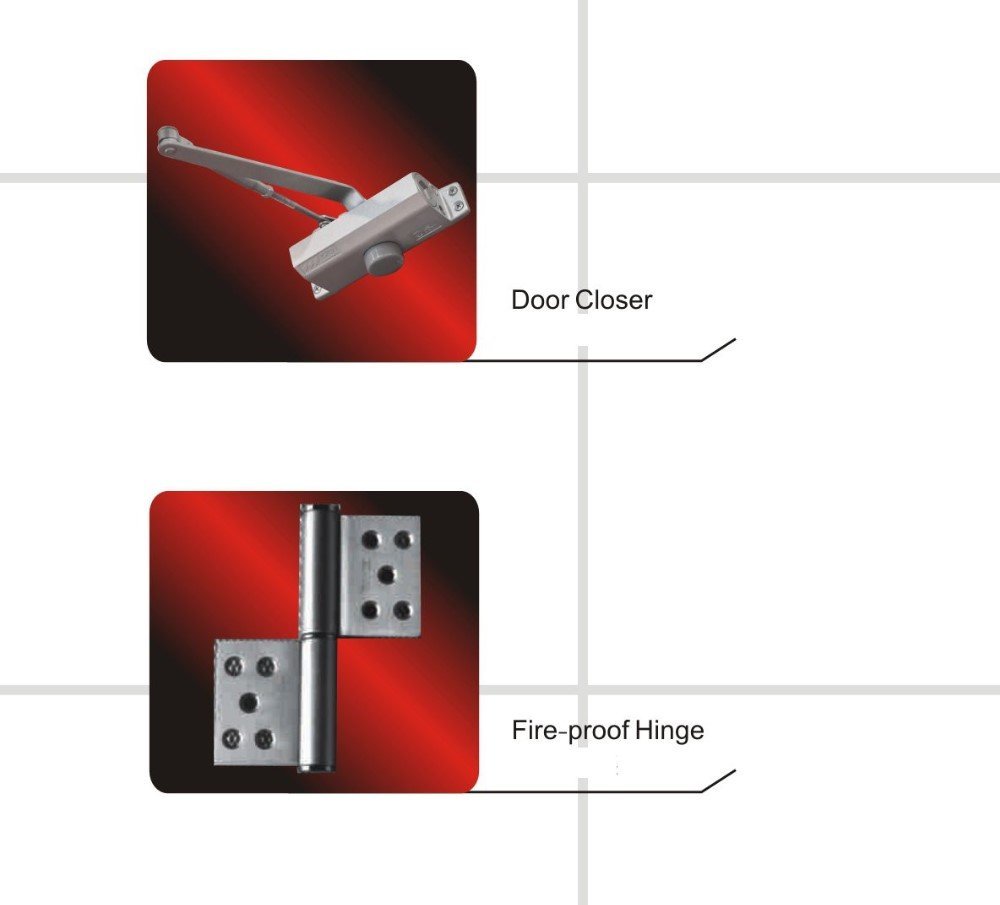 Steel-wood Fire House Modern Indoor Porte Coulissante Household Cheap Door - Image 3