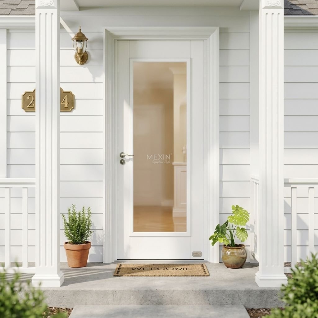 Doors Custom American Style Entrance Door Manufacturer Wholesale Modern Residential Front Doors for Villa Apartment - Image 3
