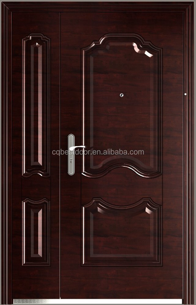 CE Certified Steel Front Entry Door Modern Security for Homes & Businesses - Image 3