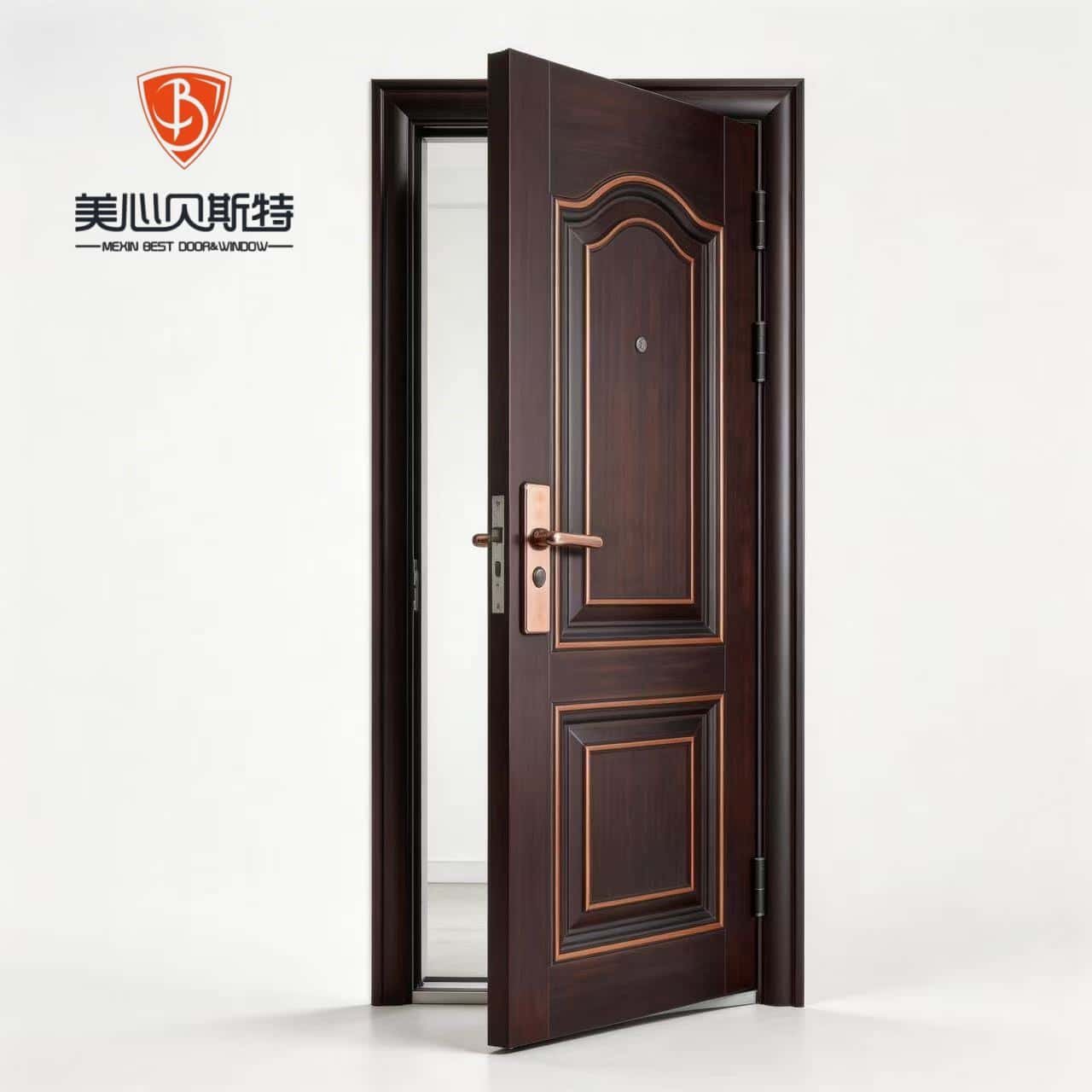 High Quality Steel Fireproof Anti-Theft Door with UL Certificate Finished Side Opening With Use Villa and Apartment - Image 3