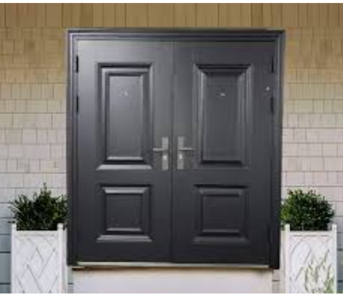 Six Panel Double Swing Door - Fire Rated, Soundproof - Image 3
