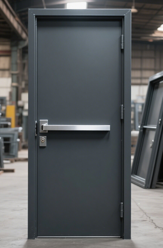 Fire Proof Commercial Metal Steel Door for Hospital School Warehouse Mall US /WHI Standard - Image 3
