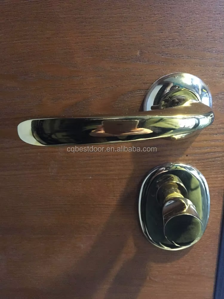 Modern Minimalist Design Interior Apartment Finished MDF Armored Security Anti-theft Steel Wooden Door - Image 3
