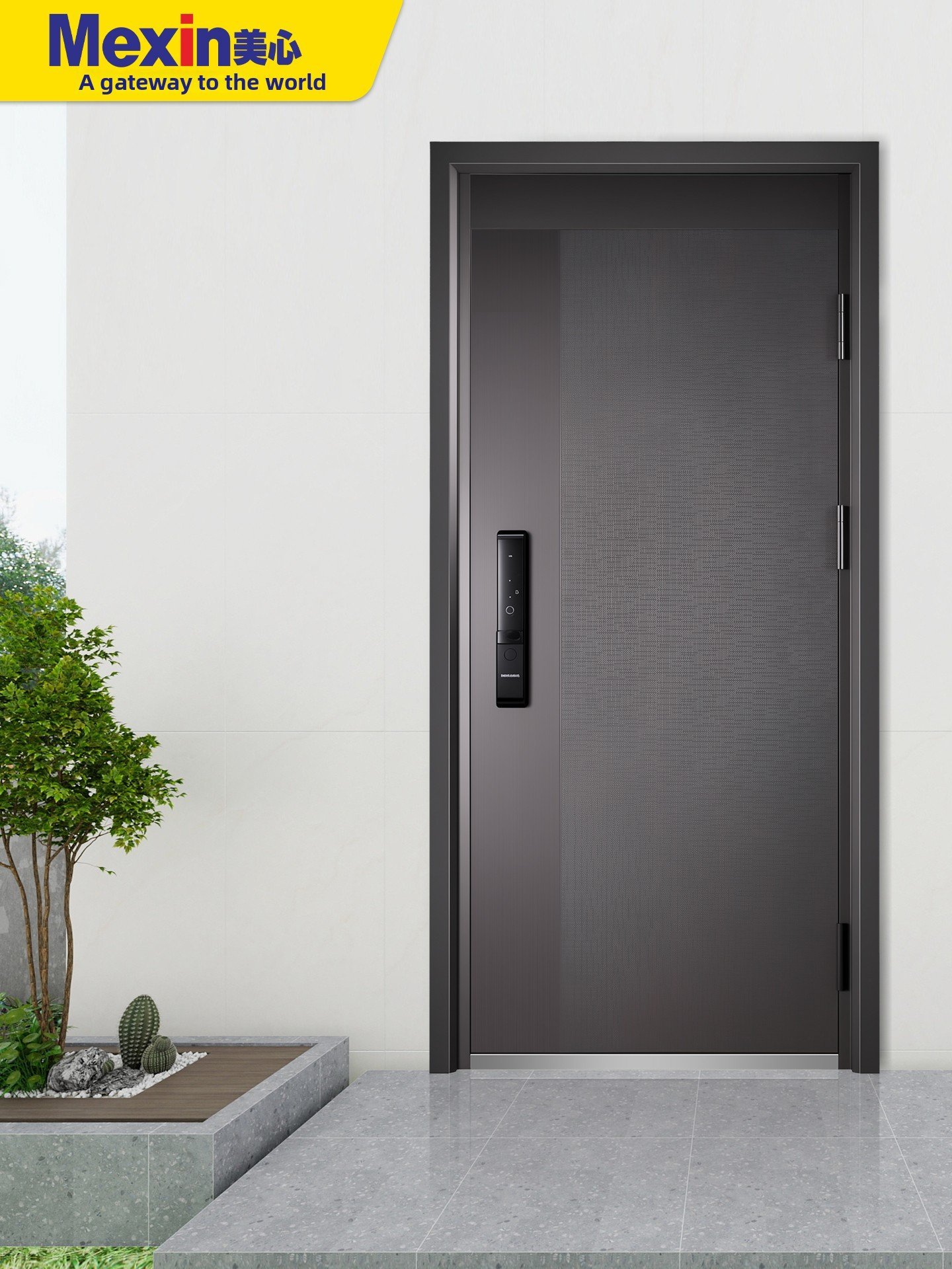 Anti-Theft Bulletproof Steel Door | Durable Security Combo for Villa & Storefron - Image 3