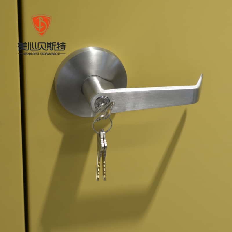 Apartment Steel Fireproof Fire Rated Emergency Escape Door Fire Steel Door - Image 3