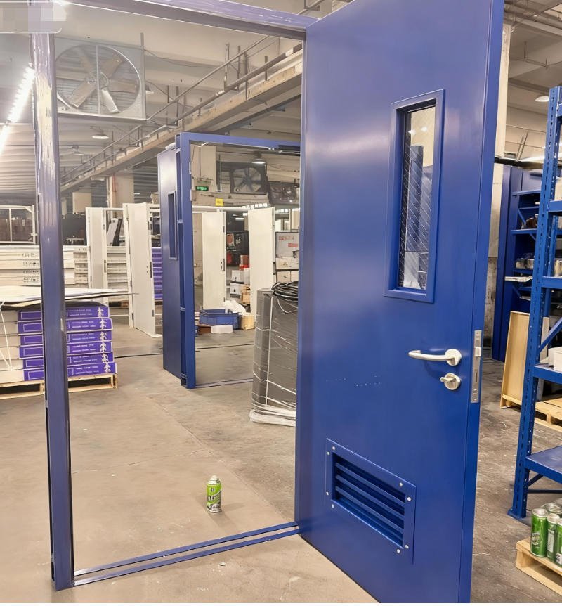 Commercial Modern Fireproof Rolling Shutters Fire Curtain Rated Roll Steel Shutter Door Workshop Exterior School - Image 4