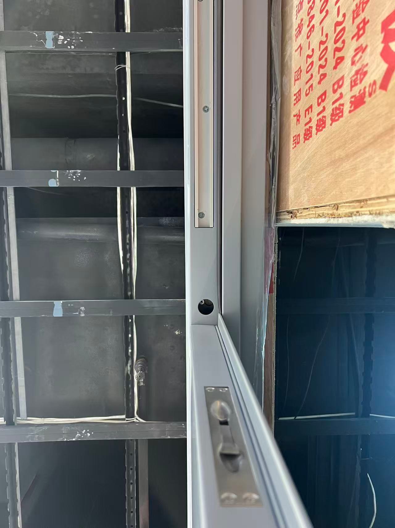 Modern Steel Fire Door with Glass Window Finished Surface for for Commercial Use with Fire Prevention - Image 4