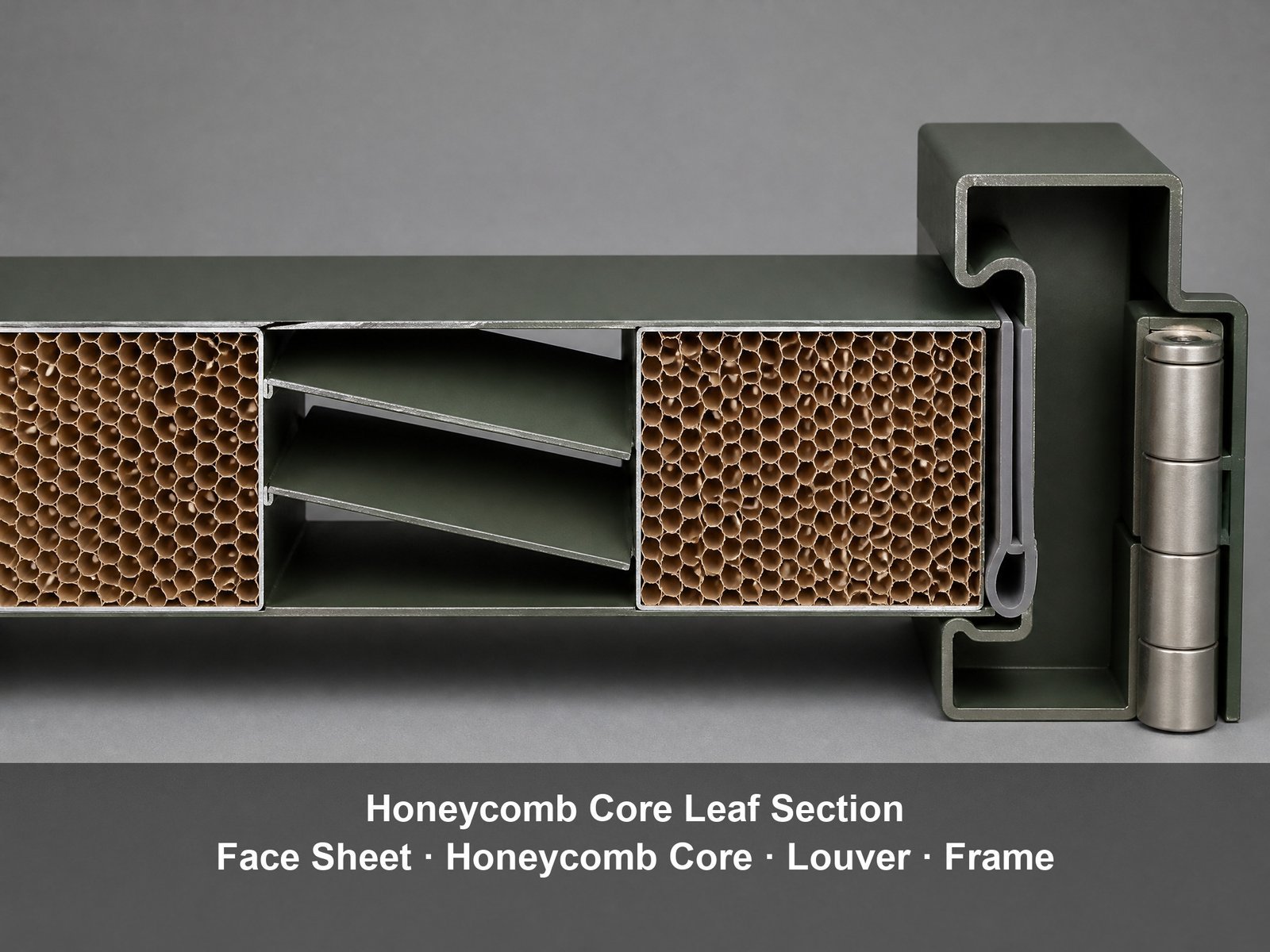 Acoustic Door Soundproof Metal Steel Door Fire Rated Green Hollow Metal With Louver Wide Compression Sealing Strip - Image 4