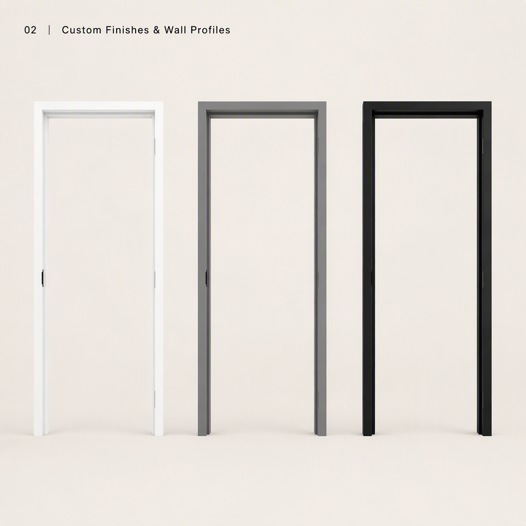 Galvanized Steel Fireproof Door Frame Set Pre-Punched Hardware Cutouts Fire-Rated Anchor Screws Interior Door Frame Wholesale - Image 4
