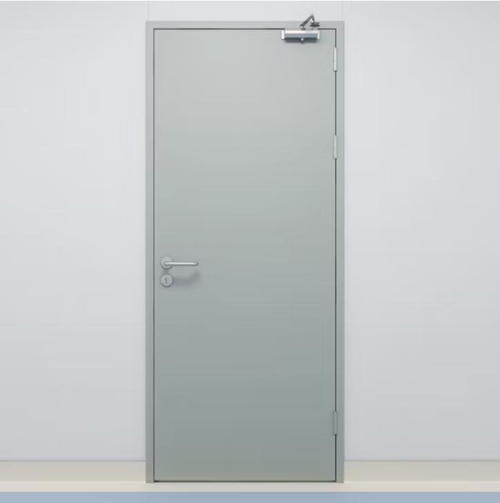 WHI Certified Fire Proof Door High Security Fire Rated Door for Commercial Residential Building - Image 4