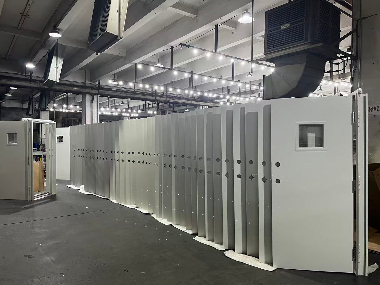 Commercial Fireproof Exit Door Fireproof Door Steel Galvanized UL Galvanized Steel Fireproof Door - Image 4
