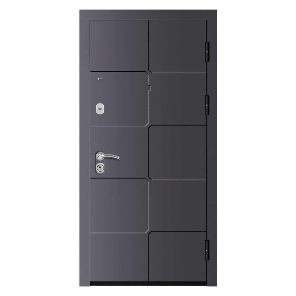 High Quality Steel Security Door | Exterior Main Entrance Metal Safety Door with Anti-Theft Function - Image 4