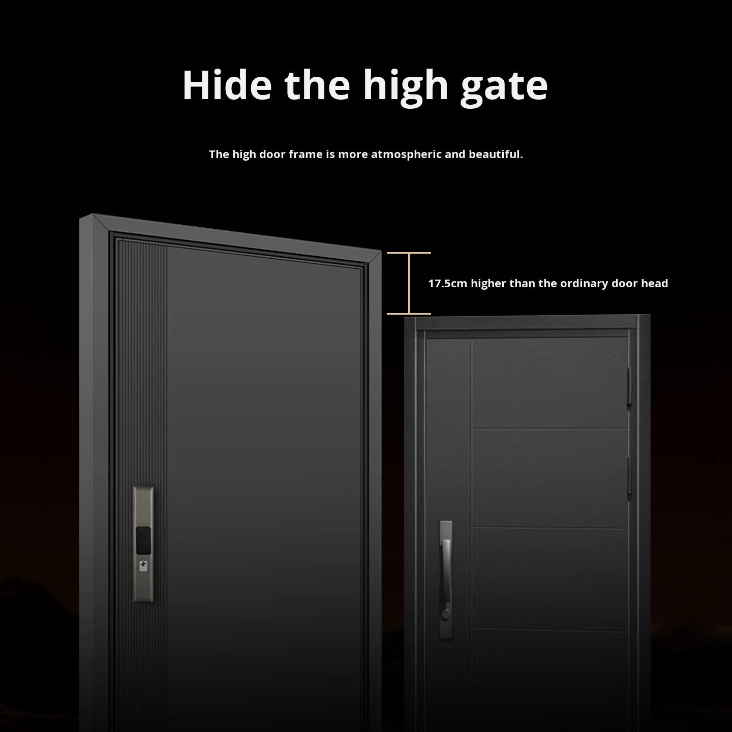 Official Modern Steel Anti-Theft Security Door Level a Entrance Door Finished Surface Villa Main Gate 01 - Image 4