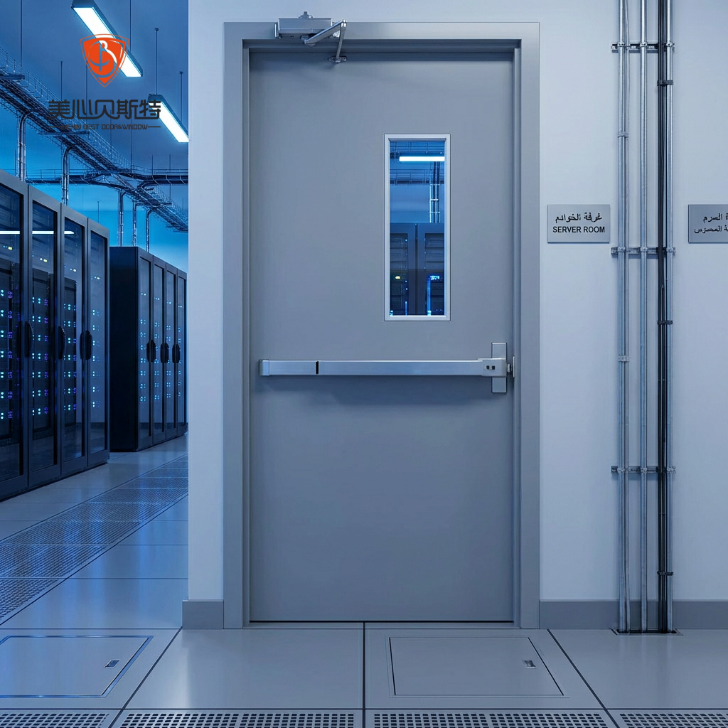 WH Certified Warnock Hersey 90 Mins Fire Rated Steel Door with UL Listing for Commercial Building Metal Emergency Exit Doors USA - Image 4