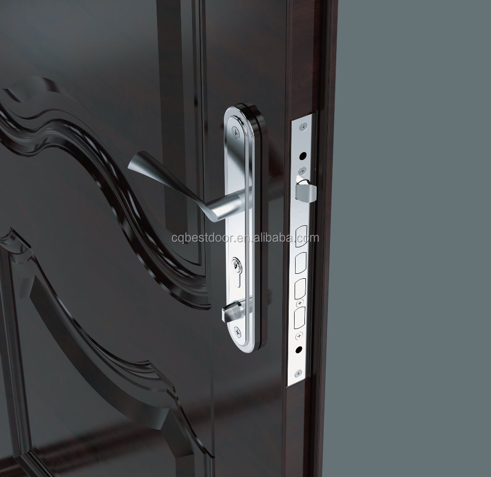 CE Certified Steel Front Entry Door Modern Security for Homes & Businesses - Image 4