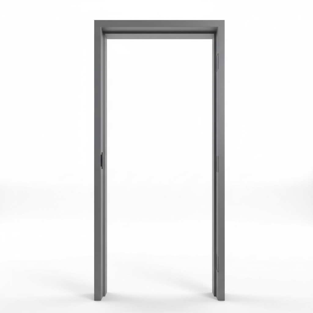 WH Certified Listed Modern Steel Fire Rated Door Frame Minimalist Design Interior Use Side Opening 20-180 Minute Fire Screw - Image 4