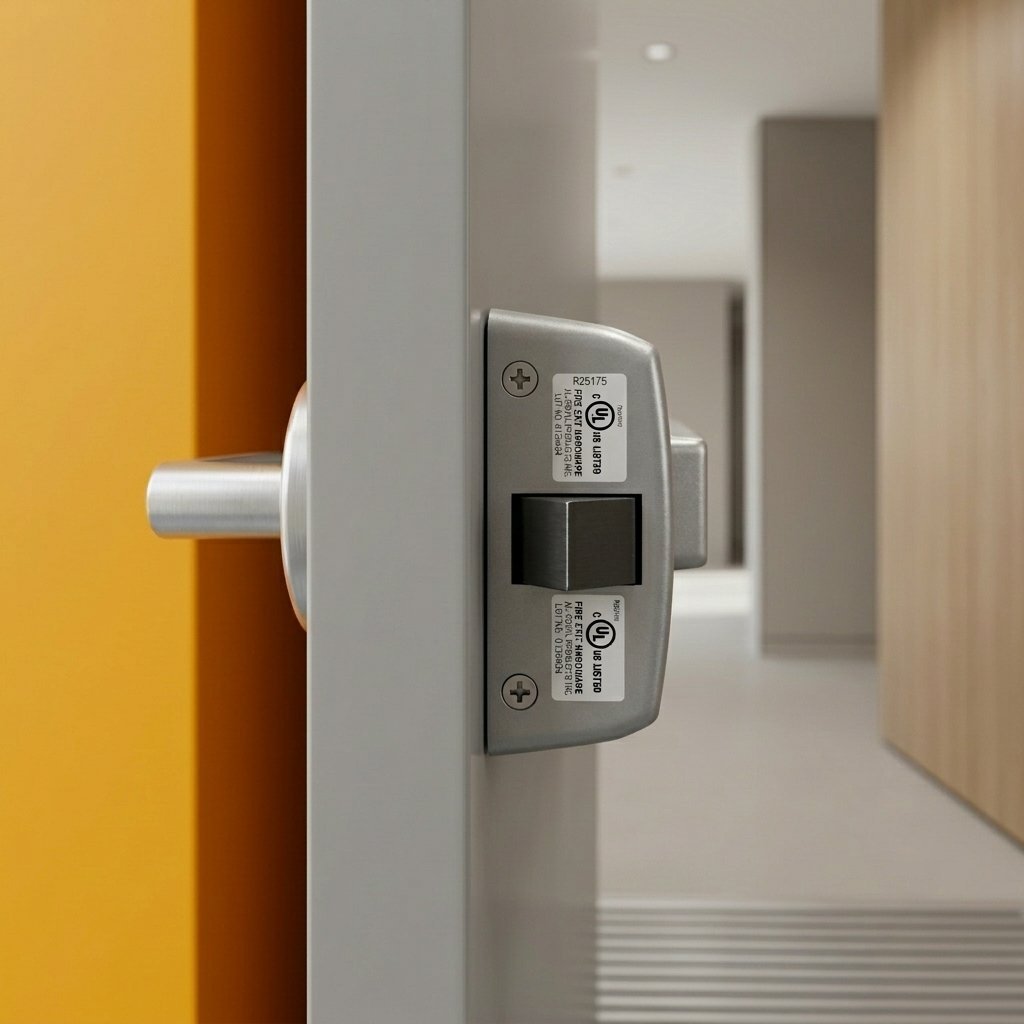 3 Hour Fire Resistance Steel Fire Door US Code Compliant Modern Front Entry Door for Hotels and Warehouses - Image 4
