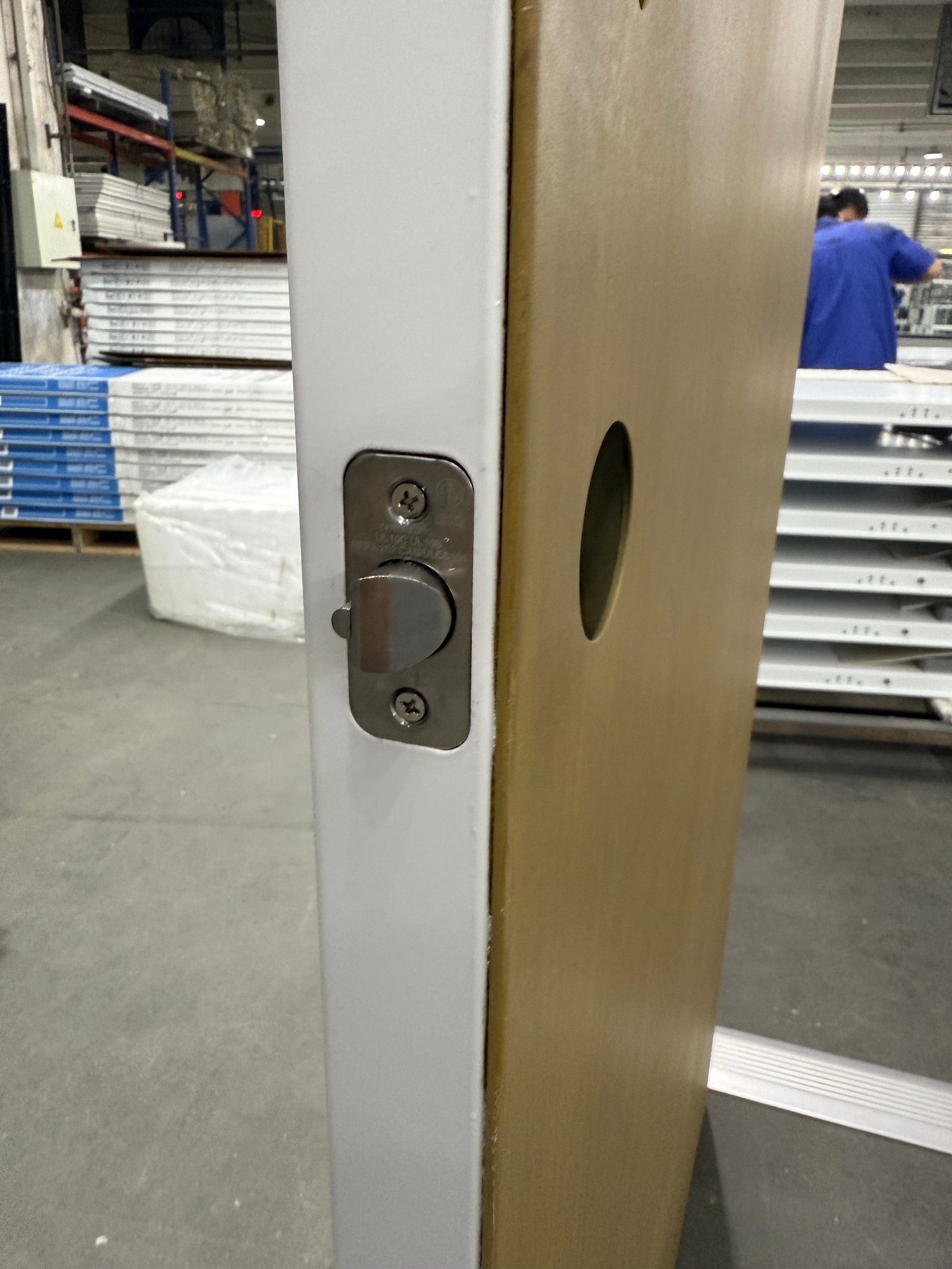 WH-Certificate /-listed Steel Entry Fire Door Minimalist Design Swing Side Opening Finished Meeting Global Safety Interior - Image 4